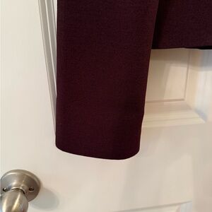 MM Lafleur Deep Burgundy Pencil Skirt
